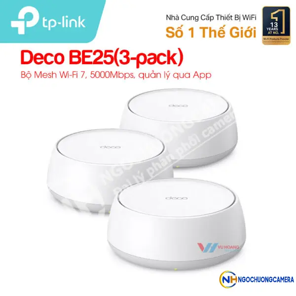 Bộ Mesh Wi-Fi 7 TP-LINK Deco BE25(3-pack)