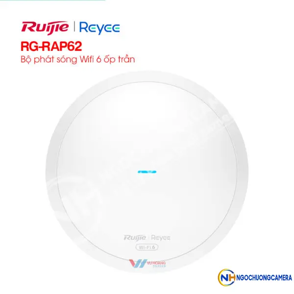 Bộ phát Wifi 6 ốp trần Reyee RG-RAP62