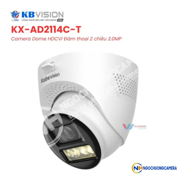 Camera Dome HDCVI 2MP KBVISION KX-AD2114C-T