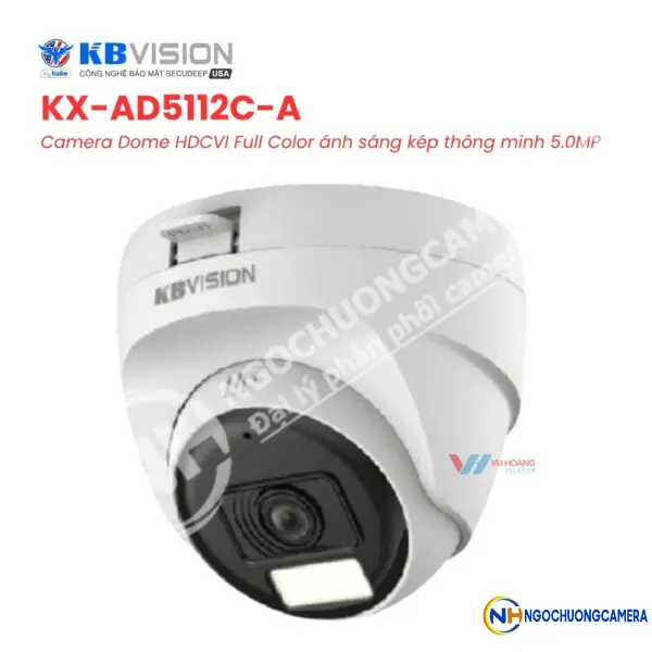 Camera Dome HDCVI Full Color 5MP KBVISION KX-AD5112C-A