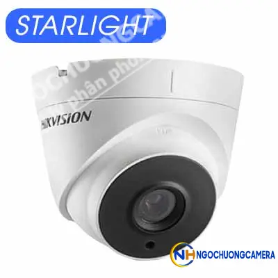 Camera Dome HDTVI 2MP Starlight Hikvision DS-2CE56D8T-IT3F