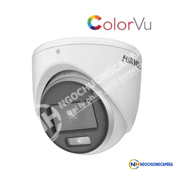 Camera HDTVI ColorVu 2MP bán cầu HIKVISION DS-2CE70DF0T-MF