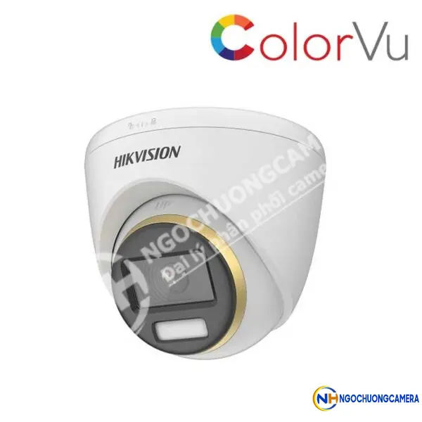 Camera HDTVI ColorVu 2MP HIKVISION DS-2CE72DF3T-FS