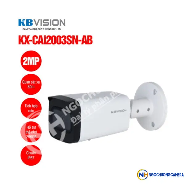 Camera IP 2MP KBVISION KX-CAi2003SN-AB