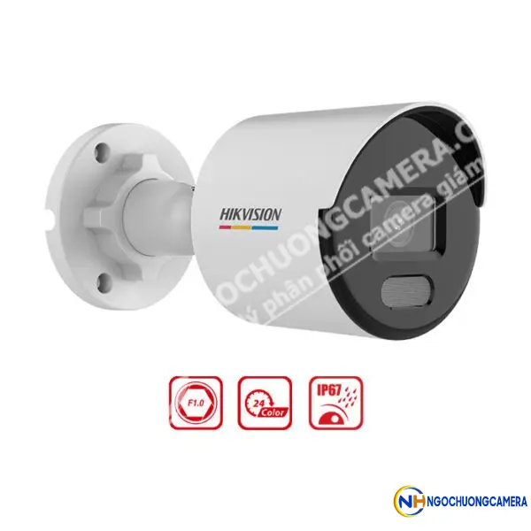 Camera IP 2MP thân trụ HIKVISION DS-2CD1027G2-LUF