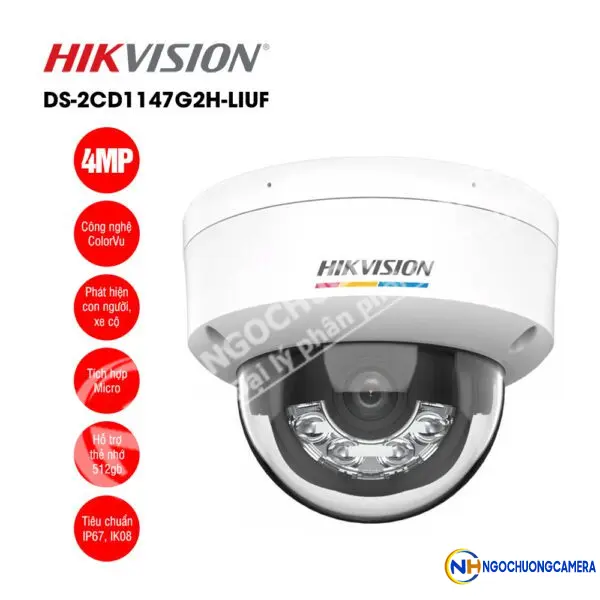 Camera IP 4MP bán cầu HIKVISION DS-2CD1147G2H-LIUF