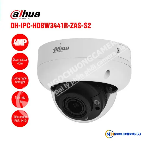 Camera IP 4MP DAHUA DH-IPC-HDBW3441R-ZAS-S2