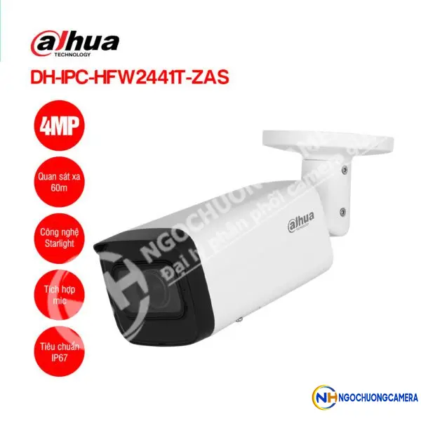 Camera IP 4MP DAHUA DH-IPC-HFW2441T-ZAS