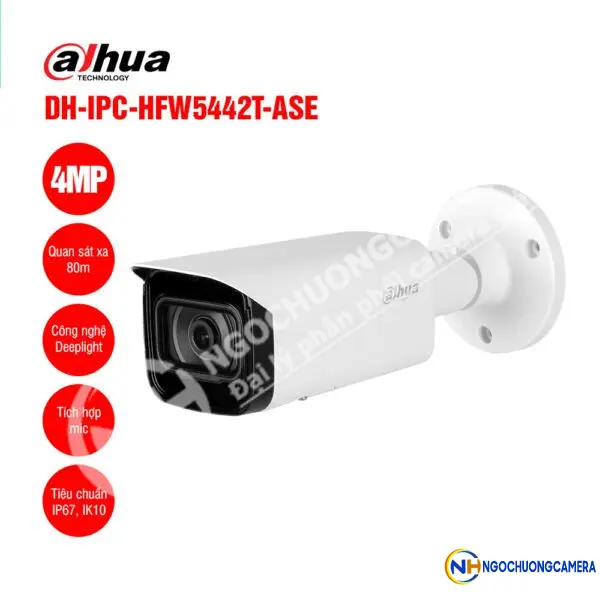 Camera IP 4MP DAHUA DH-IPC-HFW5442T-ASE