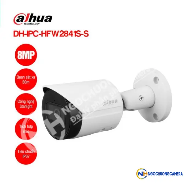 Camera IP 8MP DAHUA DH-IPC-HFW2841S-S