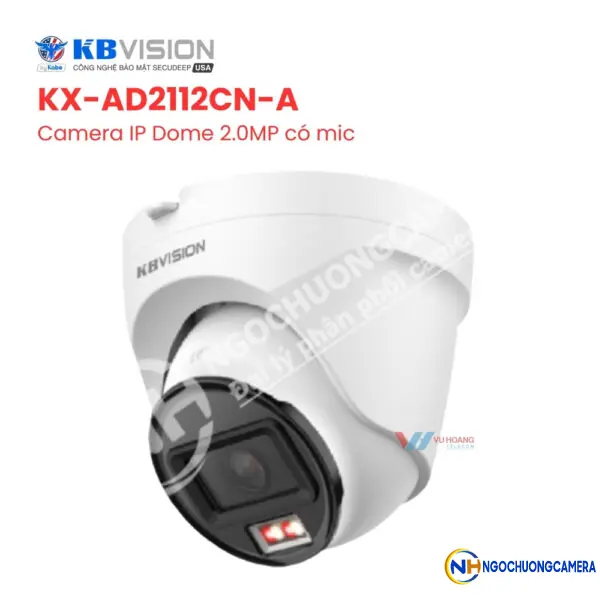 Camera IP Dome 2MP KBVISION KX-AD2112CN-A