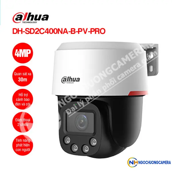 Camera IP PT 4MP DAHUA DH-SD2C400NA-B-PV-PRO