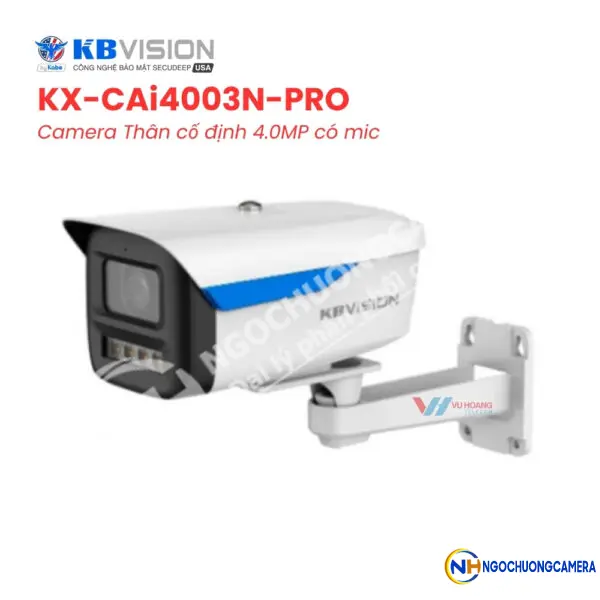 Camera IP thân 4MP KBVISION KX-CAi4003N-PRO