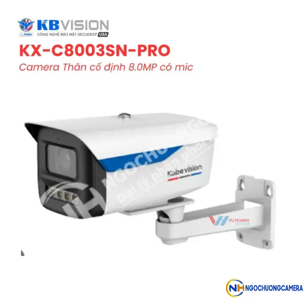 Camera IP thân 8MP KBVISION KX-C8003SN-PRO