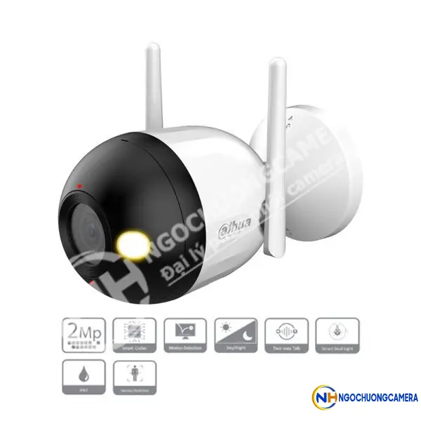 Camera IP Wifi Bullet C1 2MP Smart Dual Light DAHUA DH-F2C-PV