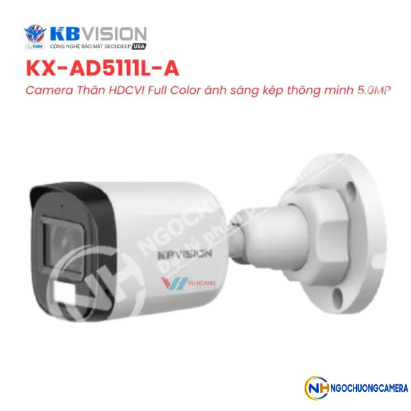 Camera Thân HDCVI Full Color 5MP KBVISION KX-AD5111L-A