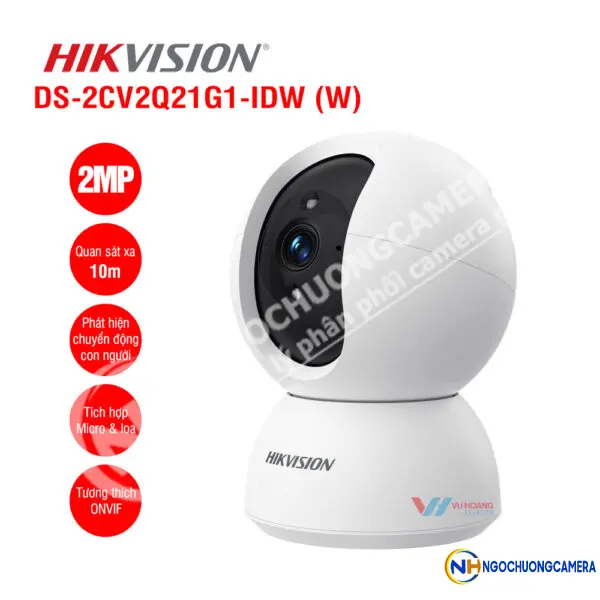 Camera Wifi 2MP HIKVISION DS-2CV2Q21G1-IDW (W)