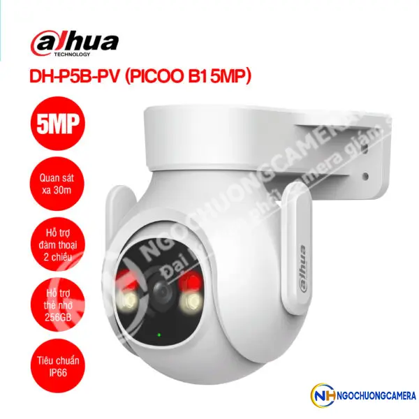 Camera Wifi Dahua DH-P5B-PV (PICOO B1 5MP)