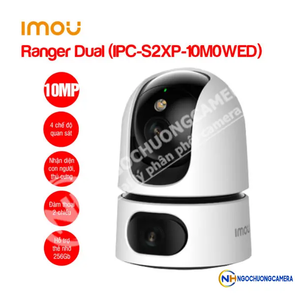 Camera Wifi iMOU 2 mắt Ranger Dual 10MP IPC-S2XP-10M0WED