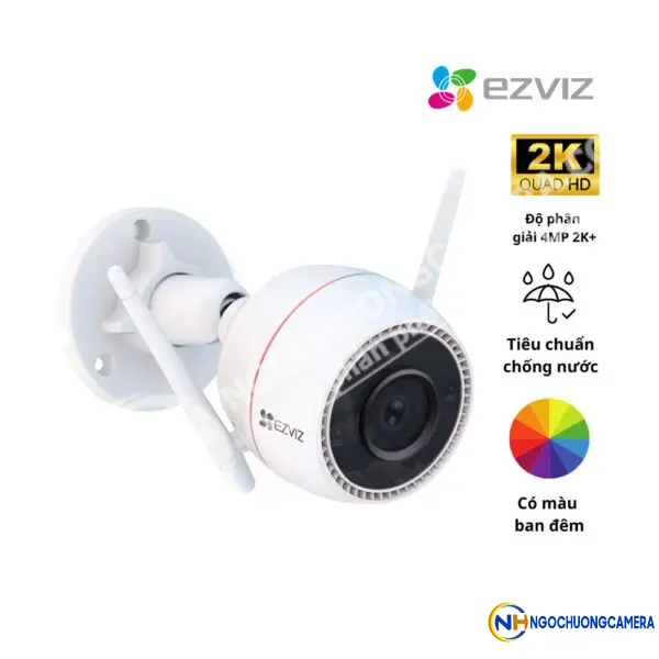 Camera WiFi thông minh ngoài trời 4MP EZVIZ H3C 2K+