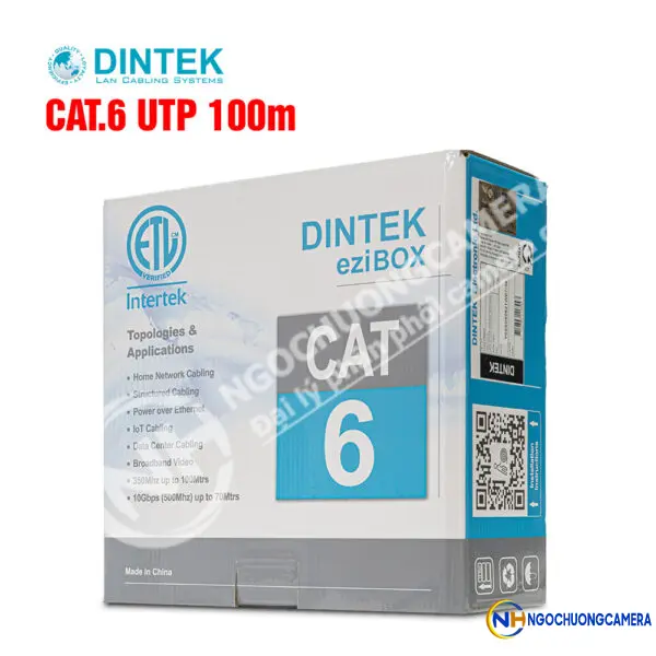 Cáp mạng Dintek CAT.6 UTP 100m (1101-04063)