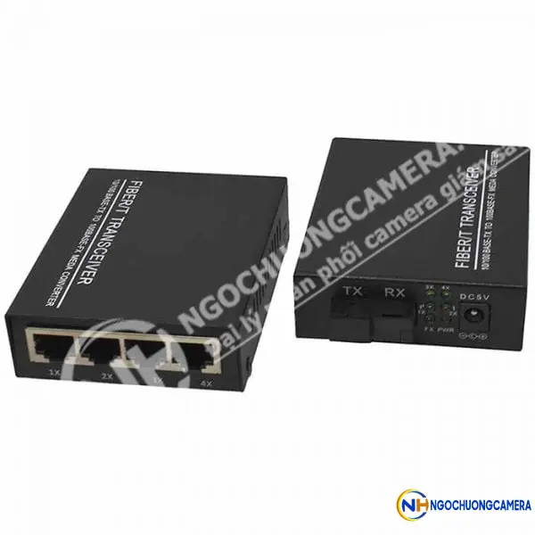 Converter quang 4 cổng ONECAM MSW-04-1F