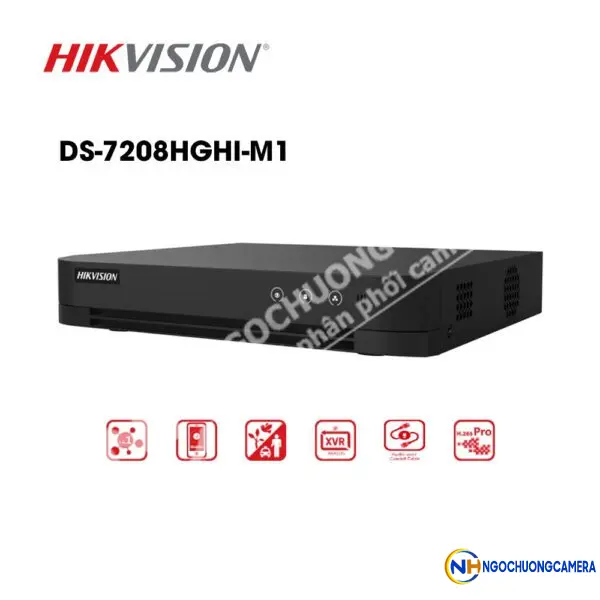 Đầu ghi hình 8 kênh Turbo HD 5 Hikvision DS-7208HGHI-M1