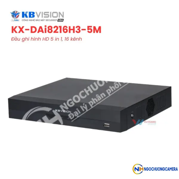 Đầu ghi hình HD 5 in 1 16 kênh KBVISION KX-DAi8216H3-5M