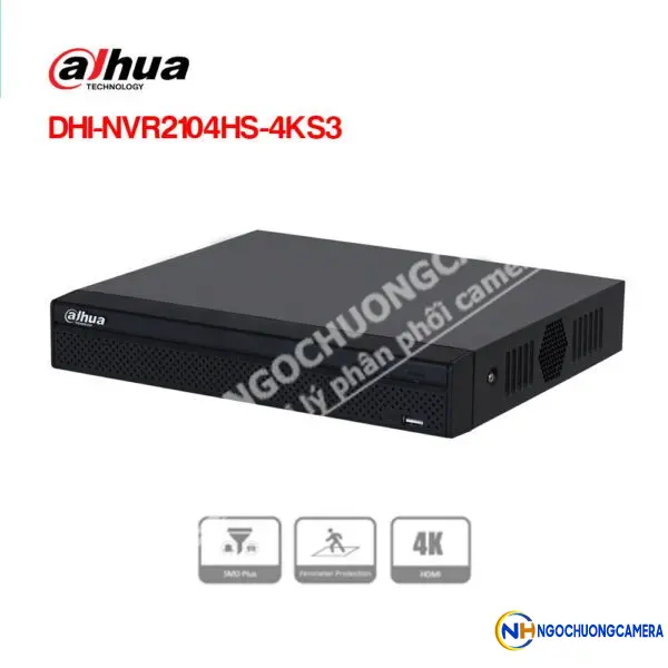 Đầu ghi hình IP 4 kênh DAHUA DHI-NVR2104HS-4KS3