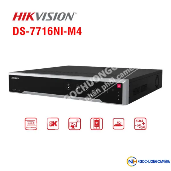 Đầu ghi IP 16 kênh HIKVISION DS-7716NI-M4