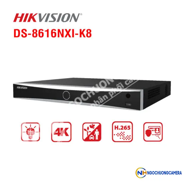 Đầu ghi IP 16 kênh HIKVISION DS-8616NXI-K8