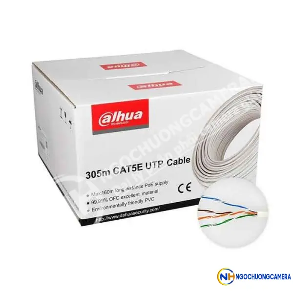 Dây cáp mạng UTP CAT.5E DAHUA PFM920I-5EUN-C