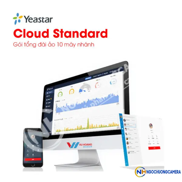 Gói tổng đài ảo Yeastar Cloud Standard 10 máy nhánh