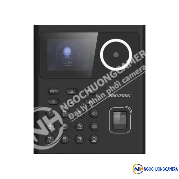 Máy chấm công nhận diện khuôn mặt, vân tay HIKVISION DS-K1T320MFWX