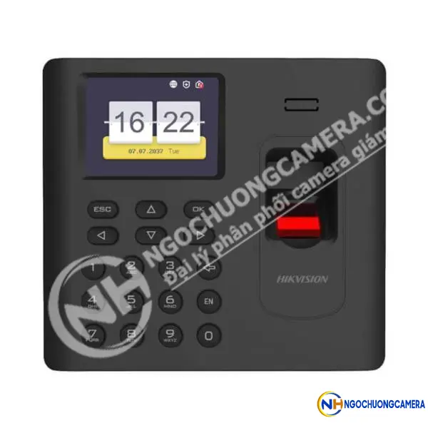 Máy chấm công vân tay Hikvision DS-K1A802AMF (Có Wifi)