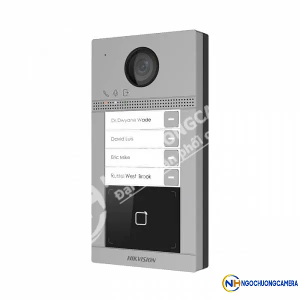 Nút bấm IP 4 cổng cho villa HIKVISION DS-KV8413-WME1