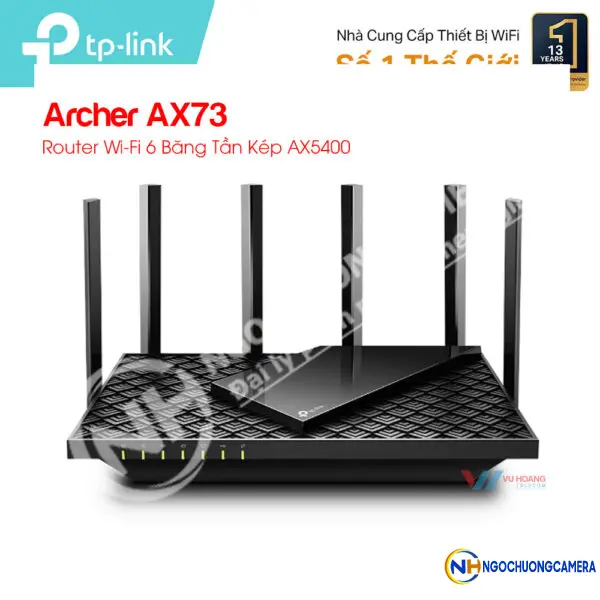 Router Wi-Fi 6 Băng Tần Kép AX5400 TP-LINK Archer AX73