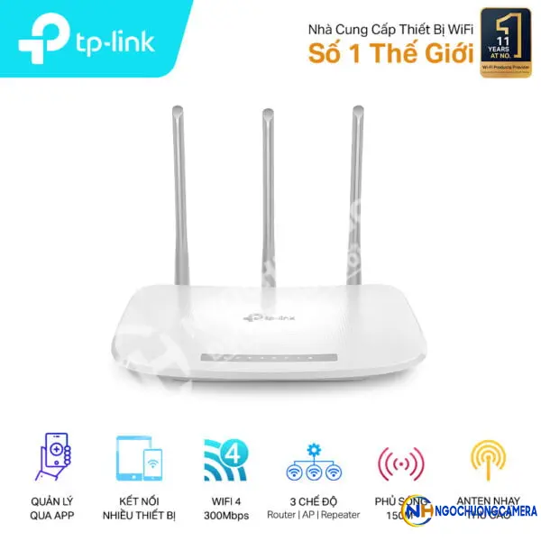 Router Wi-Fi chuẩn N 300Mbps TP-LINK TL-WR845N