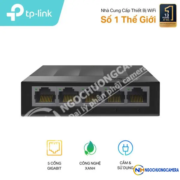 Switch 5 Cổng 10/100/1000Mbps TP-LINK LS1005G