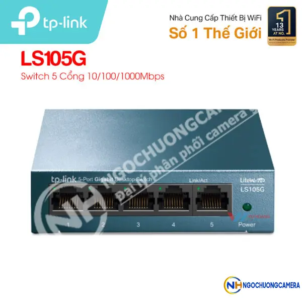 Switch 5 Cổng 10/100/1000Mbps TP-LINK LS105G