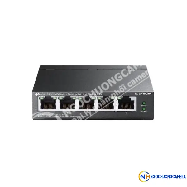 Switch 5 cổng 10/100Mbps với 4 cổng PoE+ TP-LINK TL-SF1005P