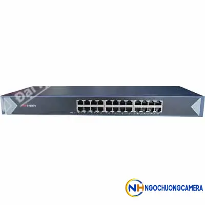 Switch L2 24 cổng 10/100/1000Mbps Hikvision DS-3E0524-E(B)