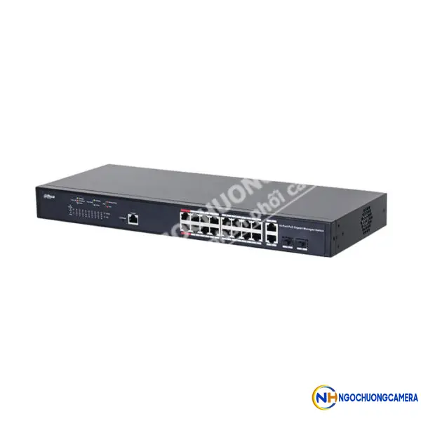 Switch PoE 16 Port Dahua DH-PFS4218-16GT-230
