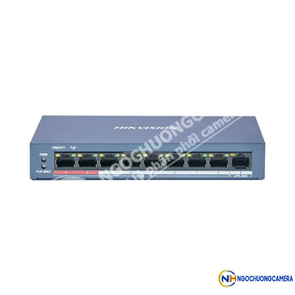 Switch PoE 8 cổng 100M Hikvision DS-3E0109P-E/M(B)