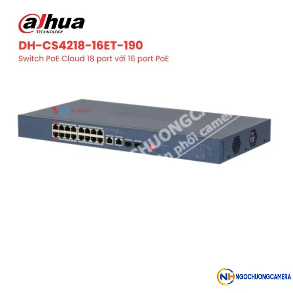 Switch PoE Cloud DAHUA DH-CS4218-16ET-190