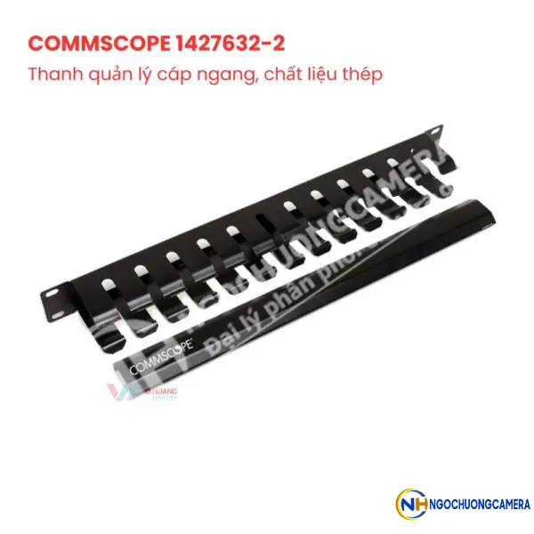 Thanh quản lý cáp ngang AMP/Commscope 1427632-2