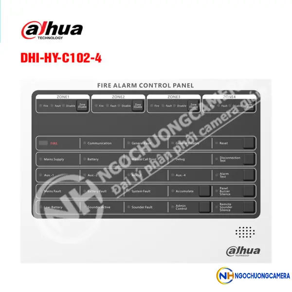 Tủ báo cháy thường 4 kênh Dahua Wisualarm DHI-HY-C102-4