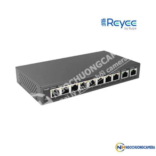 Unmanaged switch 8 cổng 10/100 BASE-T PoE/PoE+ BASE-T Reyee RG-ES110D-P